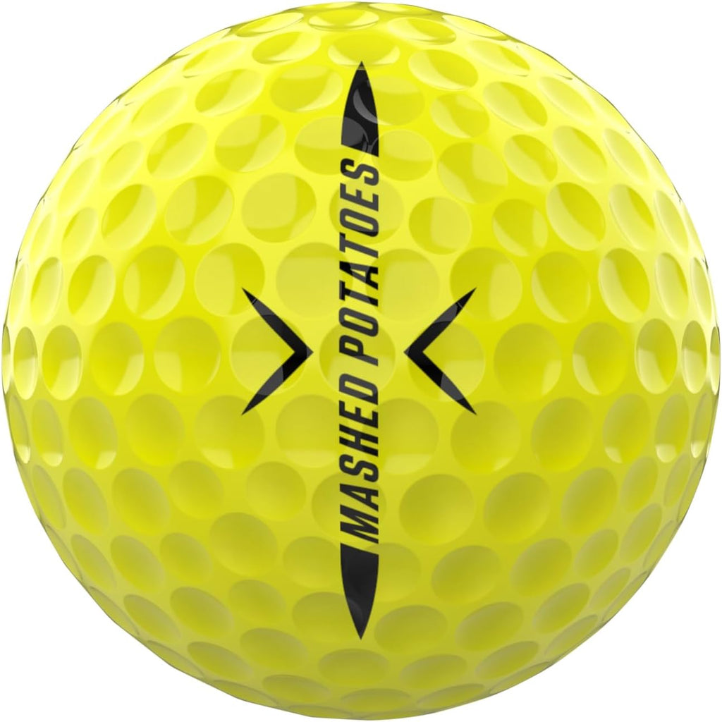 P*ss Missile Distance Golf Balls - 4-Piece Design, Surlyn Cover, High Compression Core - Lower Spin, Better Trajectory for Longer, Straighter Shots