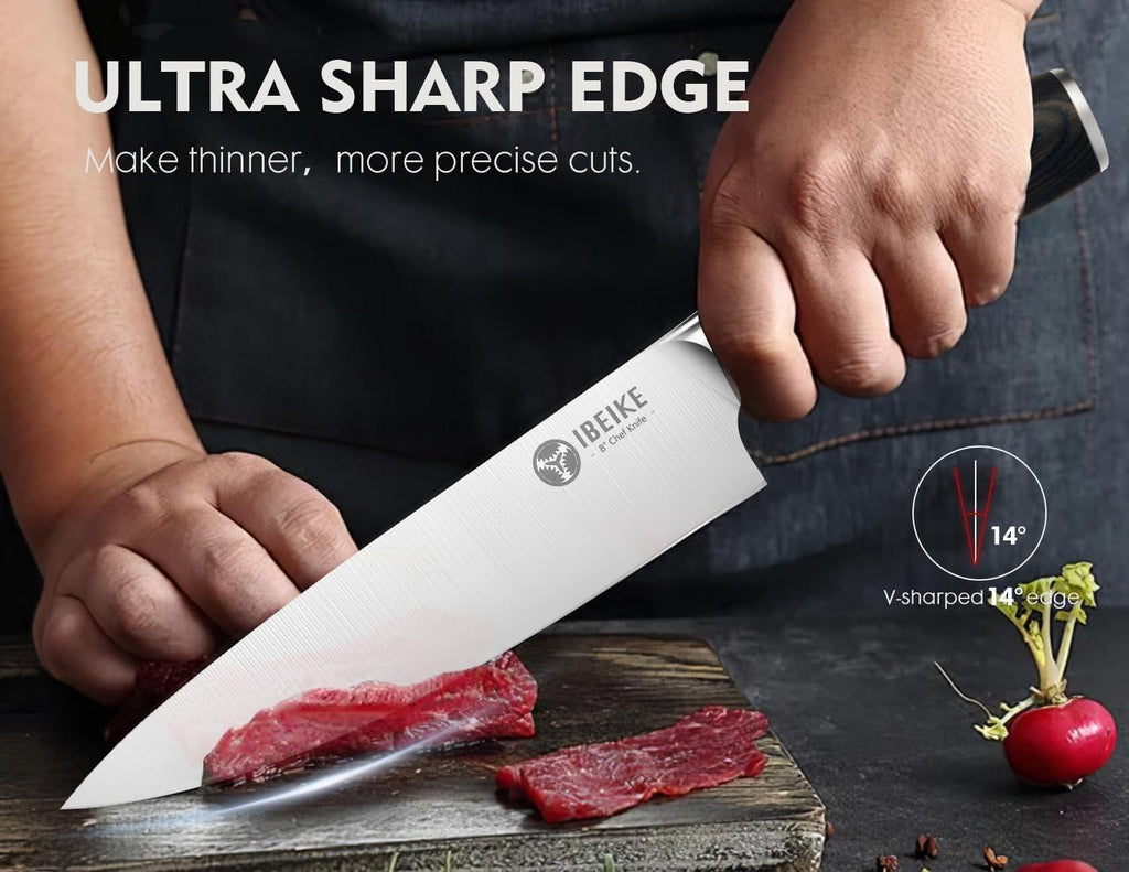 IBEIKE 7-Piece Kitchen Knife Set