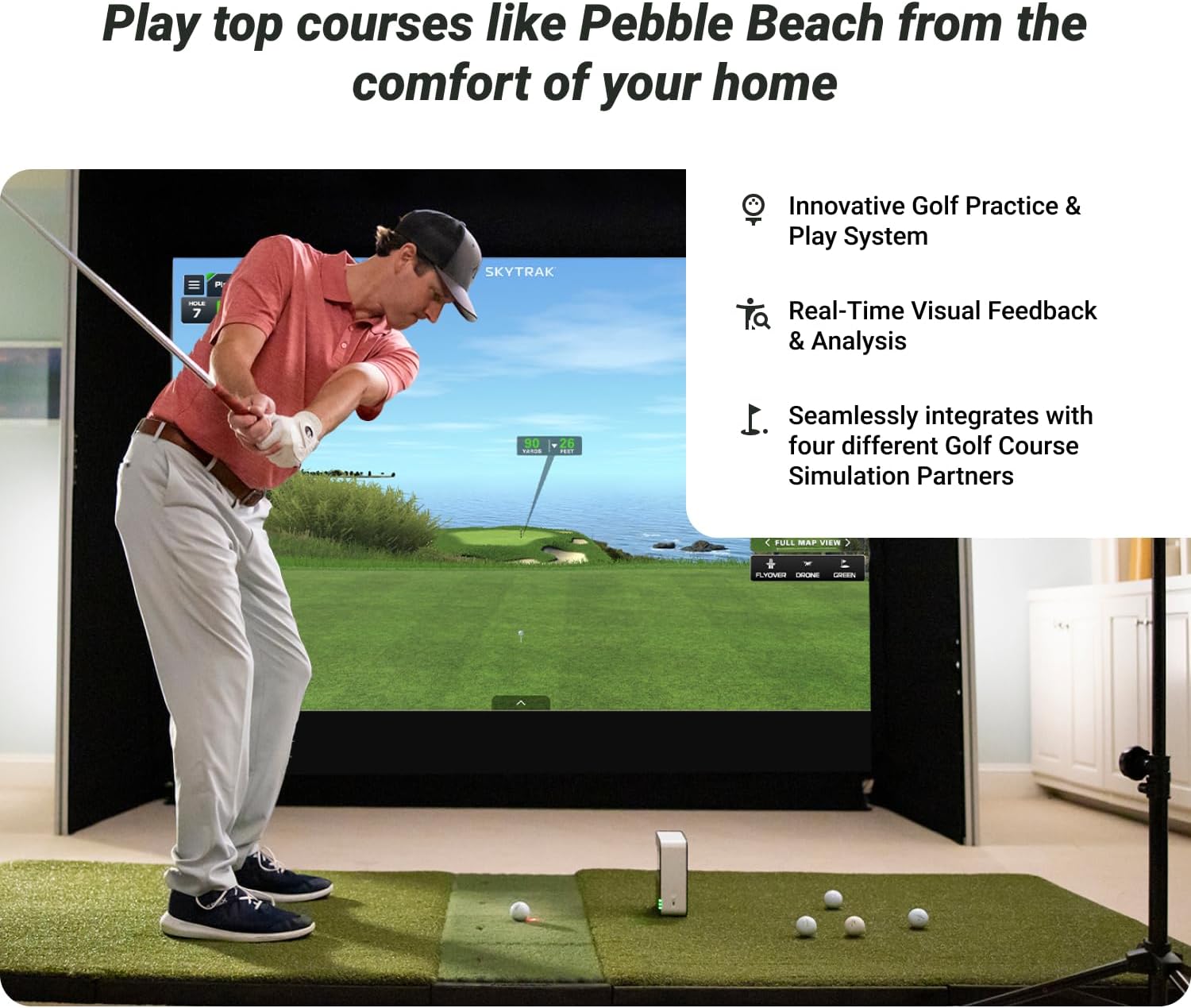 SkyTrak Launch Monitor w/ 30 Day Trial of Game Improvement Software