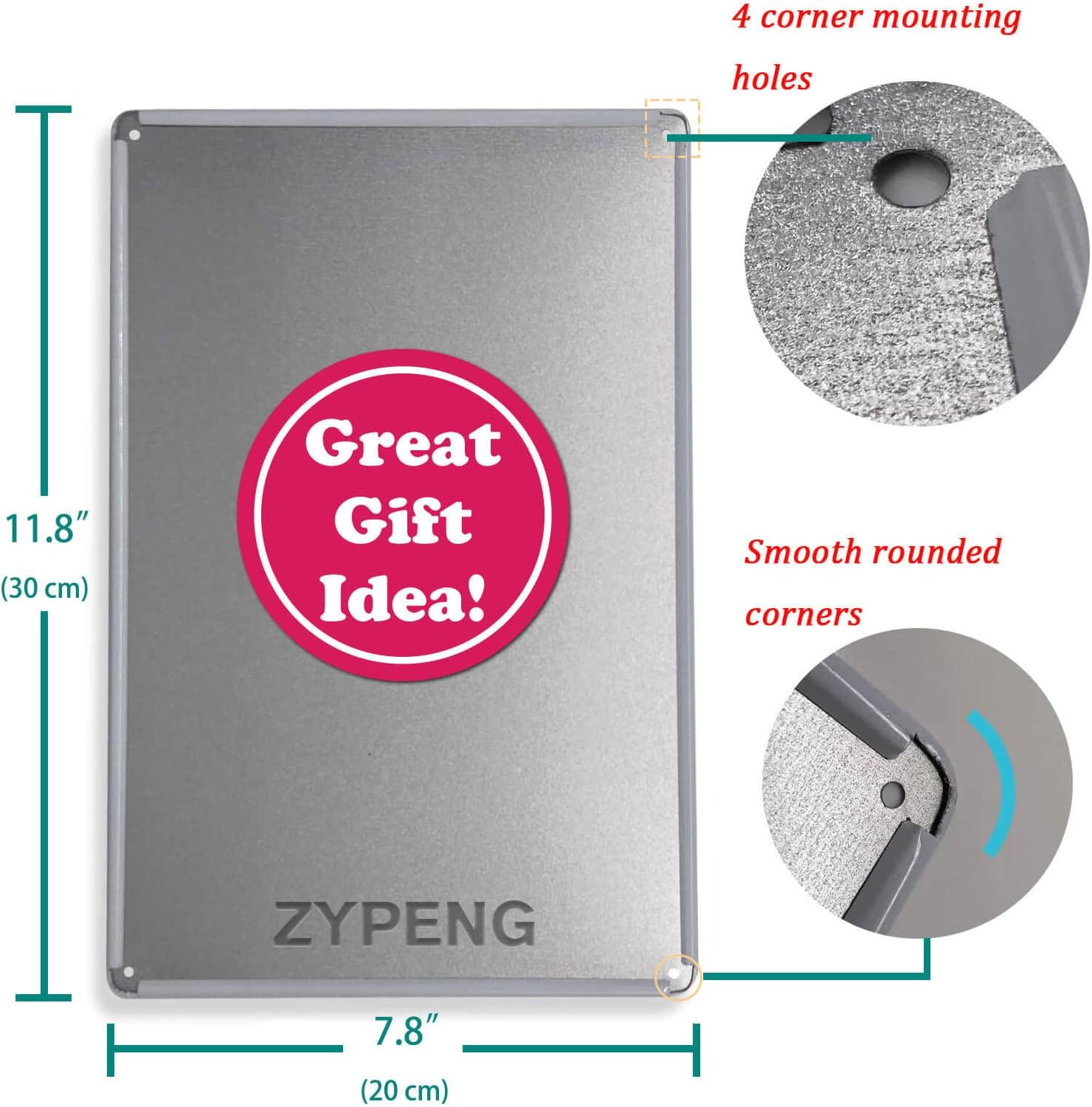 ZYPENG Wash Balls Here Vintage Metal Funny Gift Golf Tin Signs Man Cave Sports Golfer, Country, Golf Club 12 x 8 Inches Wall Decoration