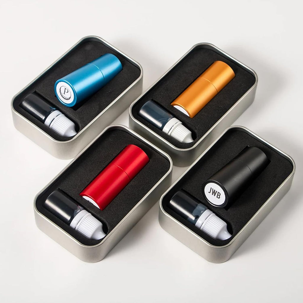 Custom Golf Ball Marker with Waterproof Permanent Ink - Personalized Golf Ball Stamp for Golfers - Ideal Sport Gift for Husband or Dad