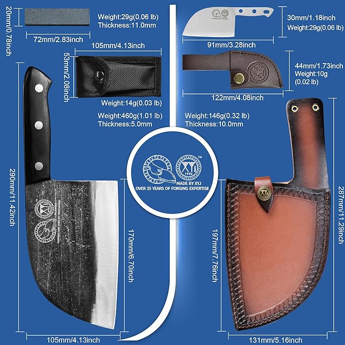 XYJ Authentic Since 1986, Outstanding Ancient Forging, 6.7 Inch