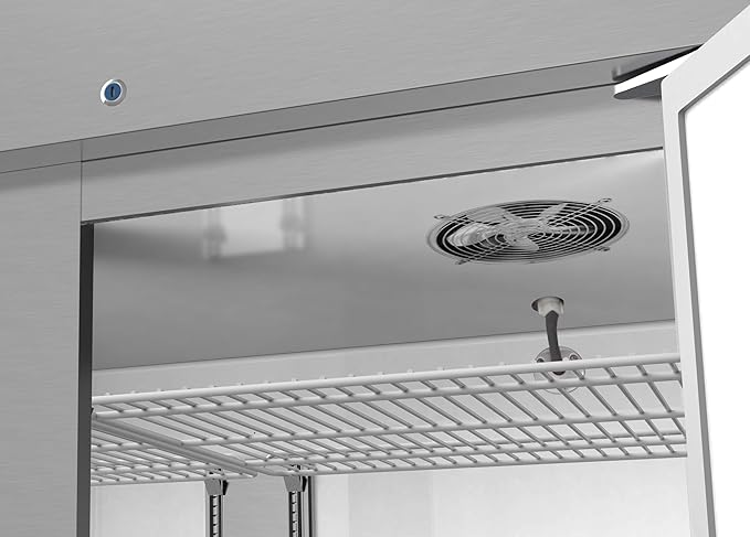 82" 3 Door Stainless Steel Upright Commercial Reach-in Freezer - 72 cu. ft