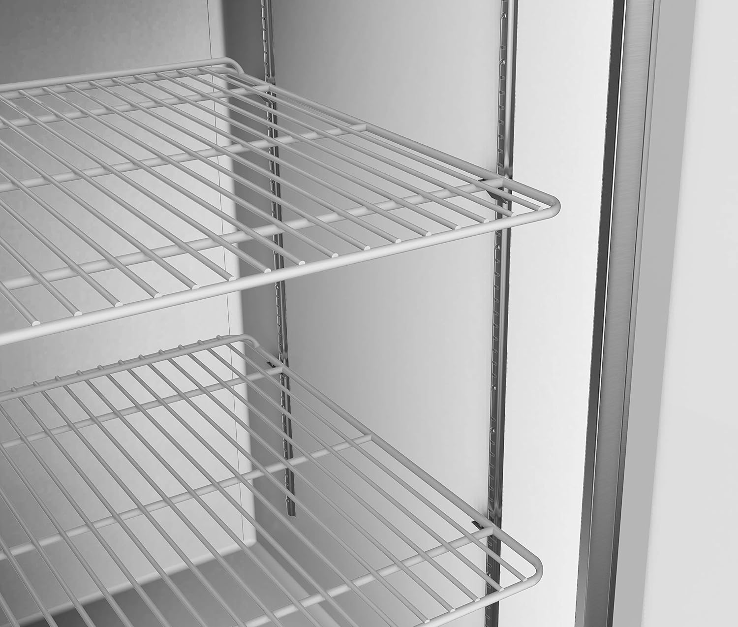 82" 3 Door Stainless Steel Upright Commercial Reach-in Freezer - 72 cu. ft