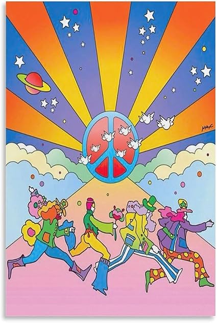 Peter Max Painting Art Poster (24) Fashion Canvas Wall Art Room Decor Aesthetics Abstract Art Printed Poster12x18inch(30x45cm)