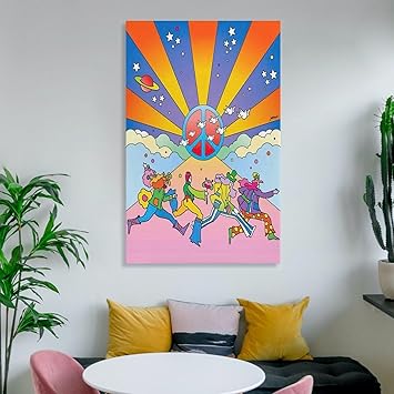 Peter Max Painting Art Poster (24) Fashion Canvas Wall Art Room Decor Aesthetics Abstract Art Printed Poster12x18inch(30x45cm)