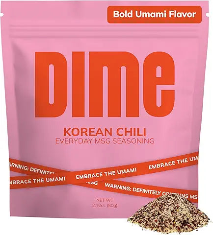 MSG Seasoning (Korean Chili Flavor) Spices for Cooking, Marinating, Grilling - Snack, Salad Topper- Asian Food, Umami All Purpose Powder (1 Pack)