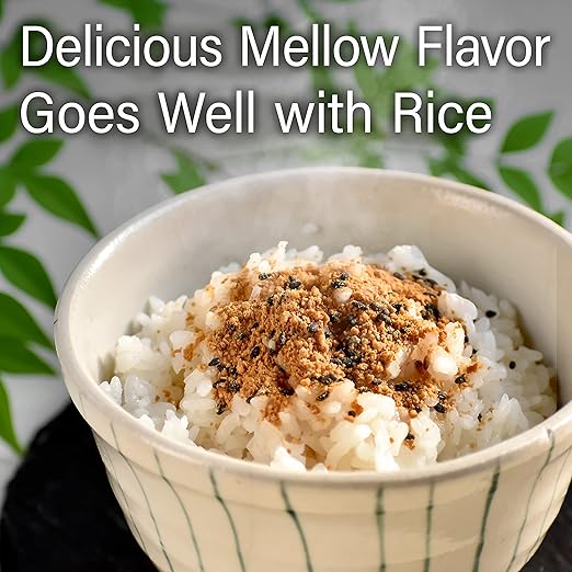 YAMASAN KYOTO UJI Japanese Furikake Seasoning, Rich Red Miso with Dried Bonito Flakes and Black Sesame (45g), Made in Japan,Sold by Japanese company