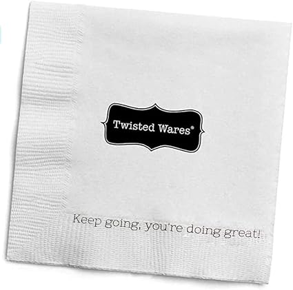 Twisted Wares - Funny Cocktail Napkins - Perfect for any Celebrations 5"X5" (20 Pack) (PLEASE PRETEND)