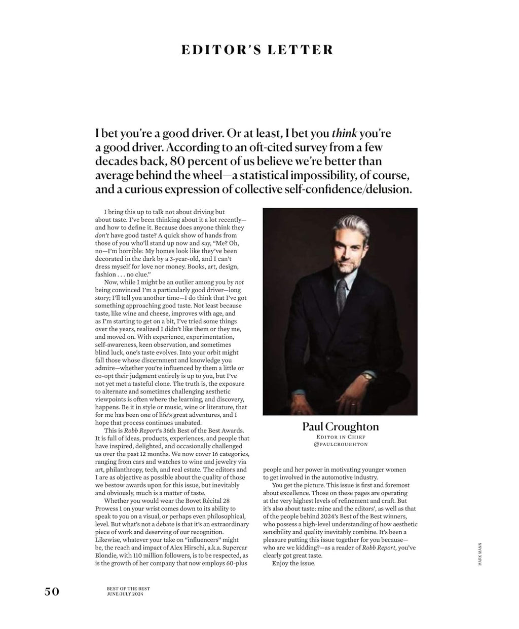 Robb Report - The Best Of The Best Issue June & July 2024: In Auto, Style, Watches, Sailing, Travel, Wine, Jewelry, Dining, Art, Spirits, Real Estate,...