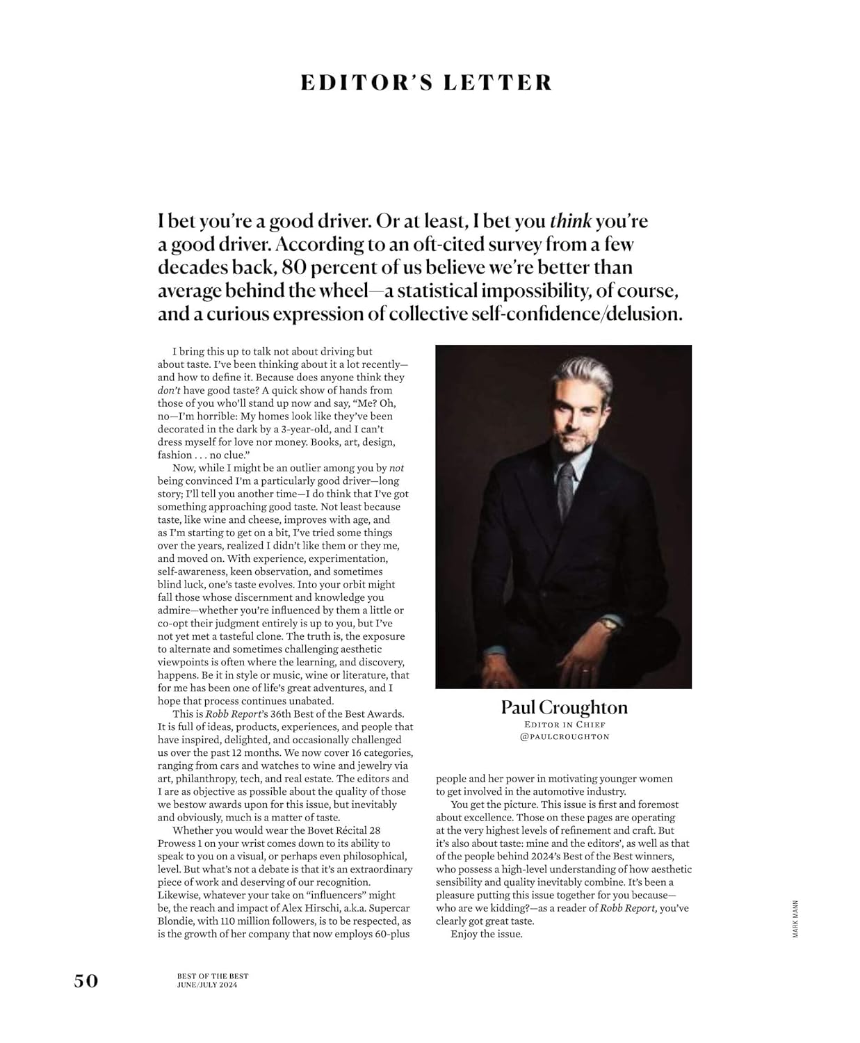 Robb Report - The Best Of The Best Issue June & July 2024: In Auto, Style, Watches, Sailing, Travel, Wine, Jewelry, Dining, Art, Spirits, Real Estate,...