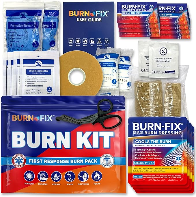 BurnFix Burn Kit First Aid Recommended by Doctors