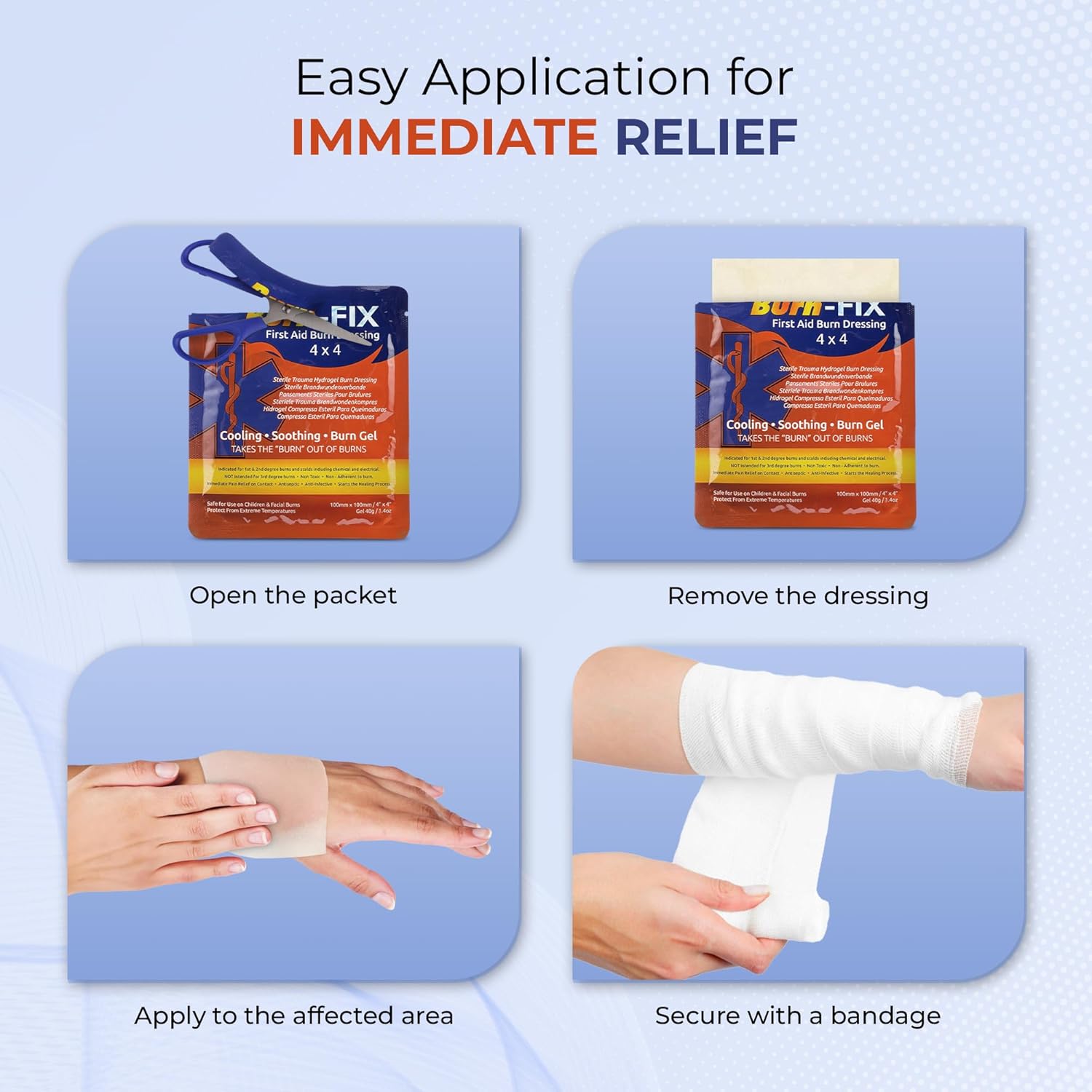 BurnFix Burn Kit First Aid Recommended by Doctors