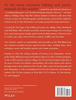 Baking and Pastry: Mastering the Art and Craft 3rd Edition by The Culinary Institute of America (CIA)