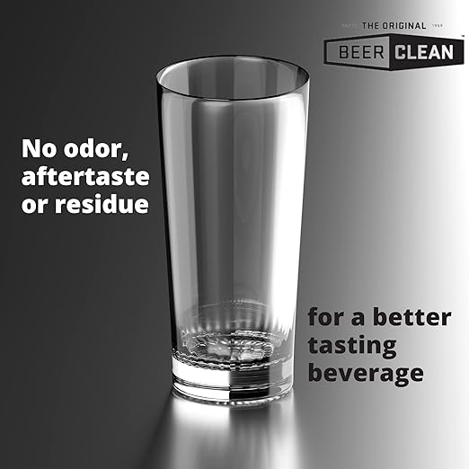 Diversey-90223 Beer Clean Last Rinse Glass Sanitizer, .25oz Powder Packet (100 Pack)