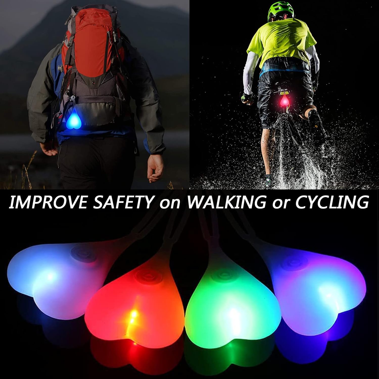 LED Bike Taillight Bicycle Rear Light Night Riding Essential