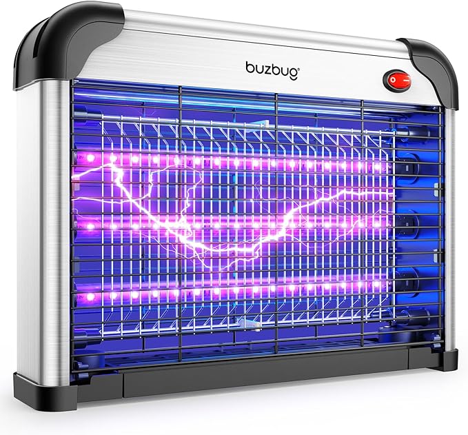 LED Bug Zapper Indoor, 10 Years Lifespan 3 Lamps Sustainable Less Power, 3800V Powerful Electric Mosquito Zapper, Durable Fly Trap Mosquito Trap, Fly Killer Fly Zapper -MA009