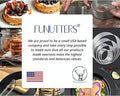 Cookie Cutter Set, 4 Pc. Kit, Measuring 2'', 3'', 4'' and 5'', Round Metal Baking Rings for Pastry, Biscuits, and Dough Cutting, Heavy Duty and Reusable, Multiple Sizes