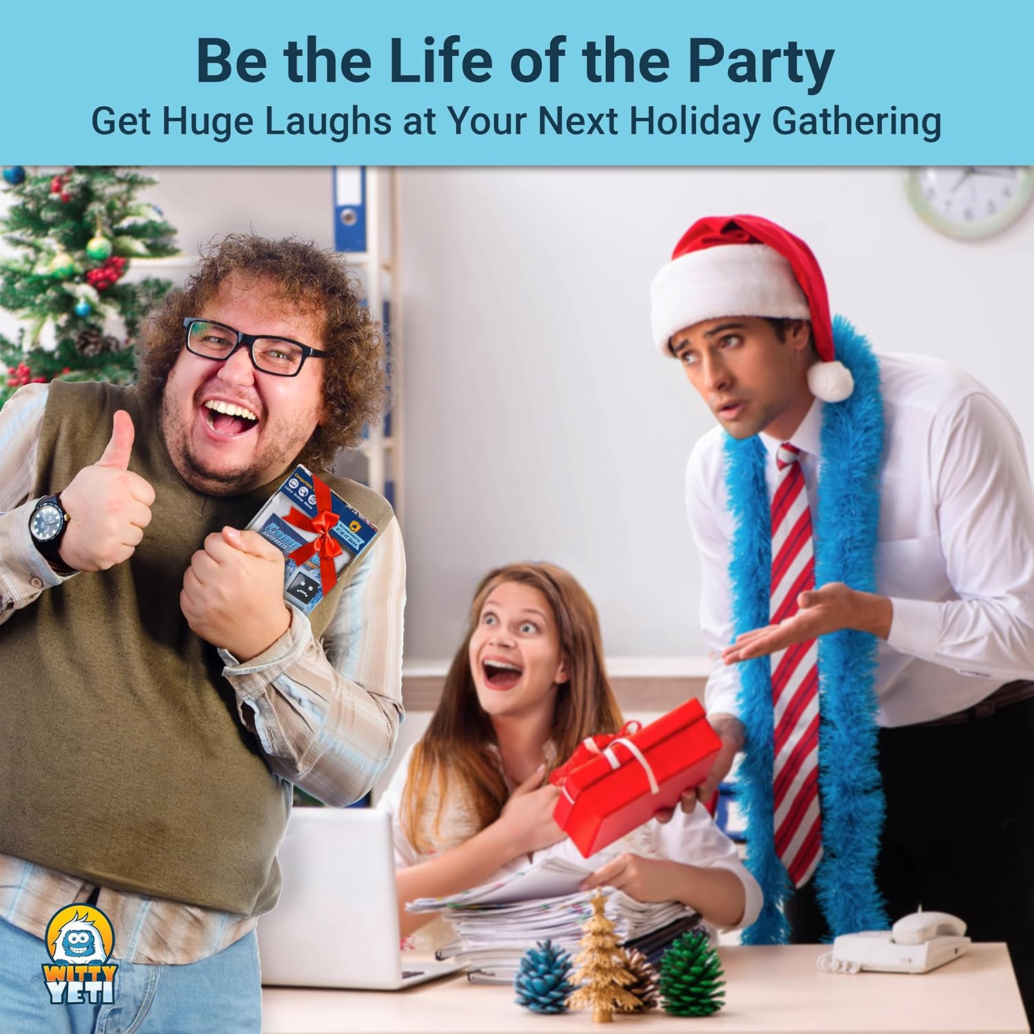 Witty Yeti Hilarious Gag Gift Computer Antifreeze Funny Practical Joke for Office Workers, Tech or IT Professionals. Christmas Stocking Stuffer Idea, White Elephant Party or Birthday Prank Present