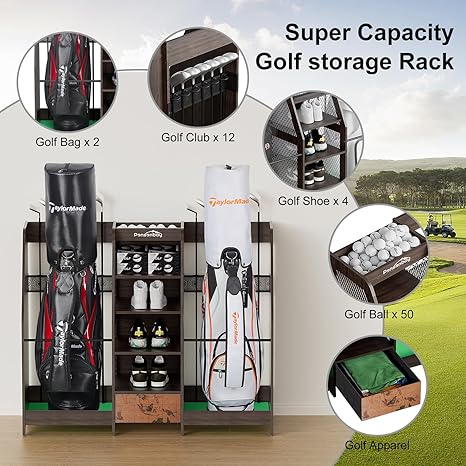 Golf Bag Storage/ Organizer