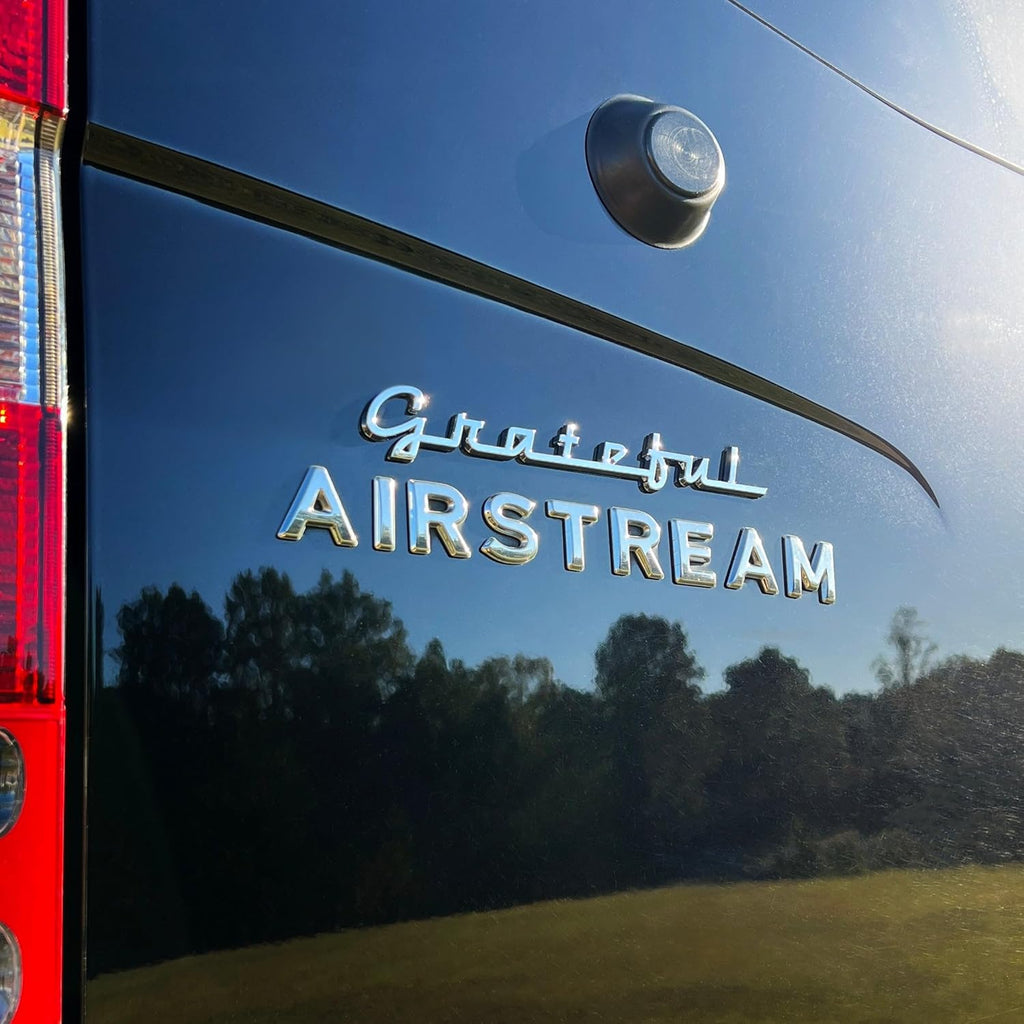 The Grateful Car Badge Emblem in Chrome - Regular