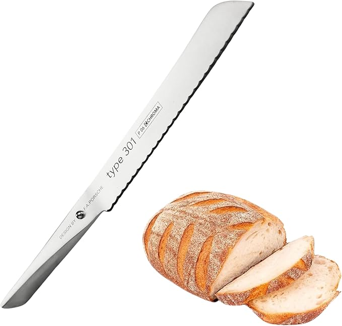 Chroma Type 301 Serrated Chef's Knife (Porsche)