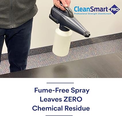 CleanSmart Hospital Grade Disinfectant, Kills 99.9% of Viruses and Bacteria, Hypochlorous Acid Technology, EPA Registered, 1 Gallon (HOCL)