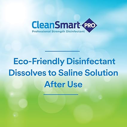 CleanSmart Hospital Grade Disinfectant, Kills 99.9% of Viruses and Bacteria, Hypochlorous Acid Technology, EPA Registered, 1 Gallon (HOCL)