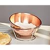 Mauviel M'Passion Copper Egg White Beating Bowl With Ring, 5-qt, Made in France