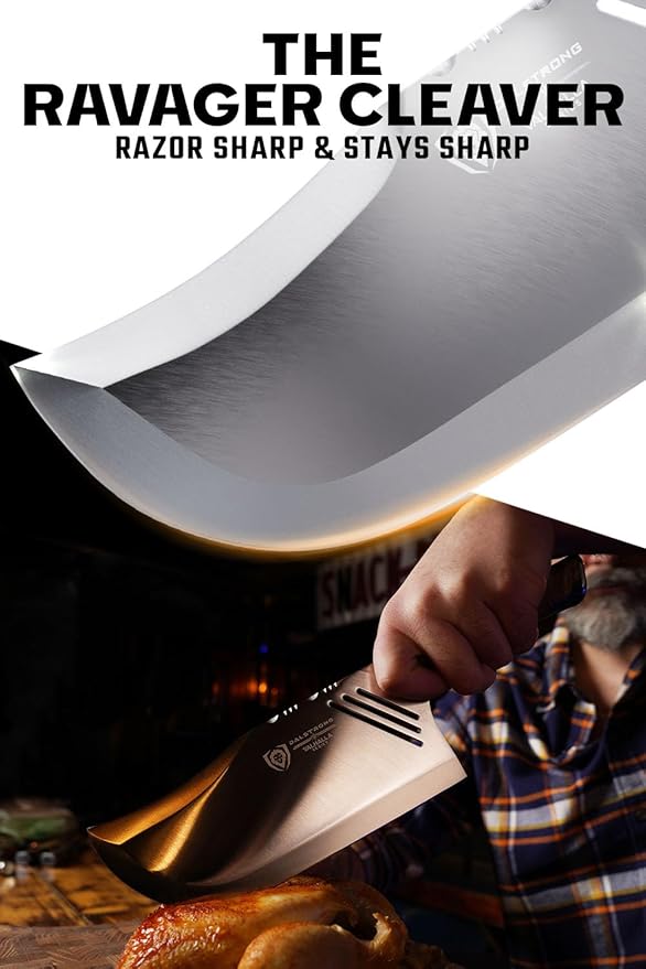 Dalstrong Massive Cleaver Knife - 9 inch - 'The Ravager' - Valhalla Series - 7CR17MOV