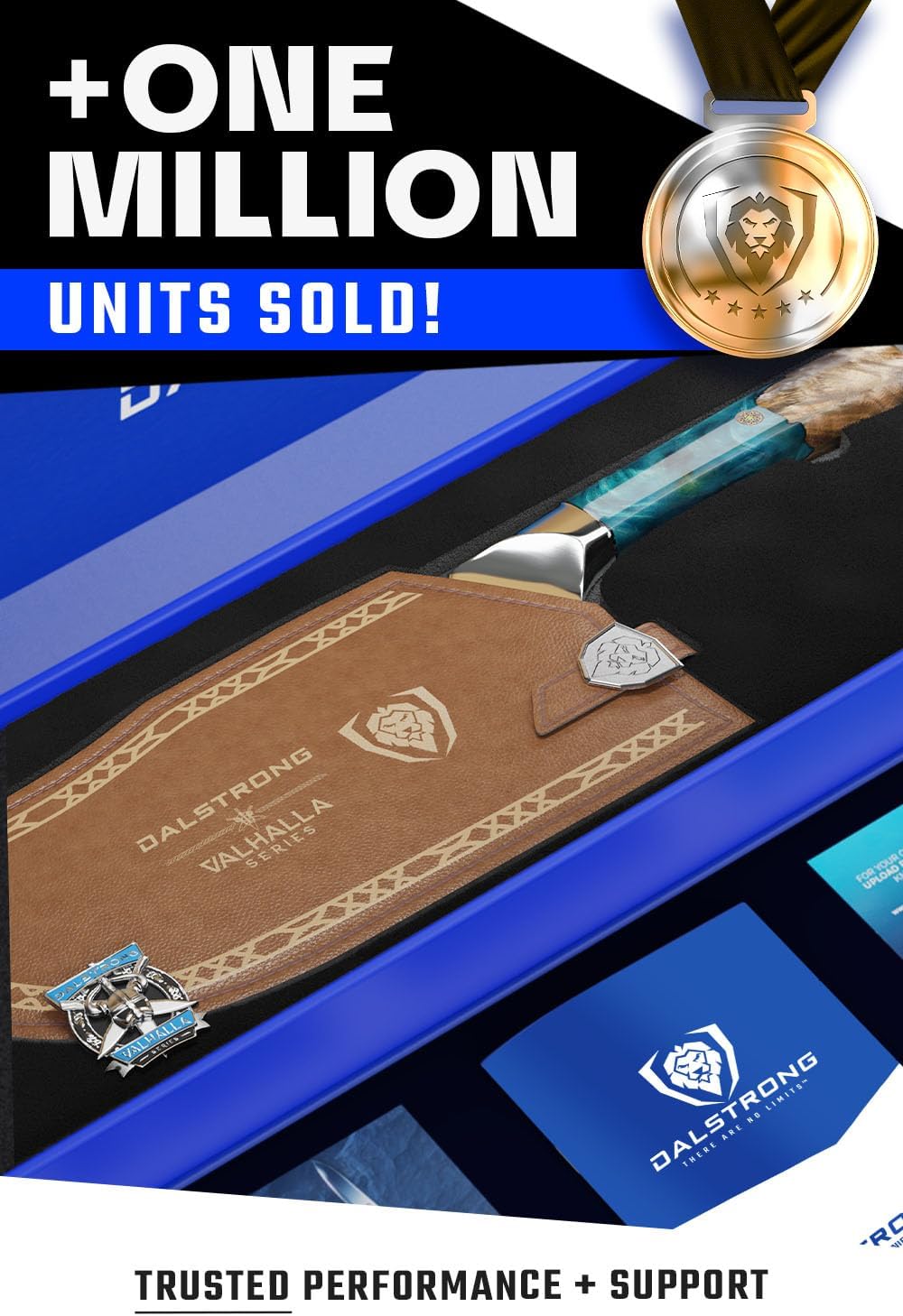 Dalstrong Massive Cleaver Knife - 9 inch - 'The Ravager' - Valhalla Series - 7CR17MOV