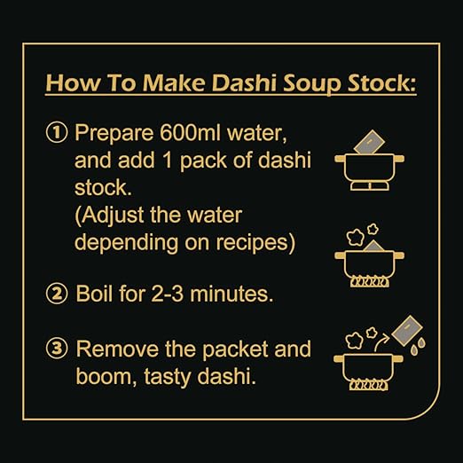 Dashi Stock (dashi broth, dashi packet), Umami dashi Soup Stock, Use 7carefully selected ingredients, made in Japan, 8g×15pacs