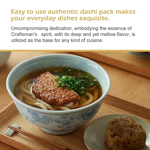 Dashi Stock (dashi broth, dashi packet), Umami dashi Soup Stock, Use 7carefully selected ingredients, made in Japan, 8g×15pacs
