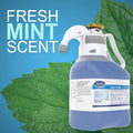 Diversey VIREX II 256 5019317 Disinfectant Cleaner and Deodorant, Hospital Grade Floor Cleaner with Mint Scent, SmartDose Concentrate, 1.4-Liter