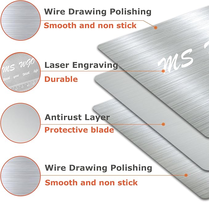 Pro Dough Pastry Scraper/Cutter/Chopper Stainless Steel Mirror Polished with Measuring Scale Multipurpose- Cake, Pizza Cutter - Pastry Bread Separator