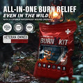 EVERLIT Burn Kit with Sterile Waterproof Wound Dressing | Hydrogel-Foam Burn Dressings, Burn Gel, Non-Stick Pads, Gauze & Shears | 30pcs First Aid Supplies for Instant Cooling, Soothing & Relief