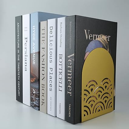 PT Shadow 7 Pcs Decorative Books for Home décor, Black and white shelf Decor Accents Library décor for Home Sweet Stacked Books