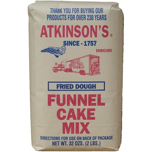 Atkinson's Milling Funnel Cake Mix - 2 LB Bag - Relive that Carnival Feeling
