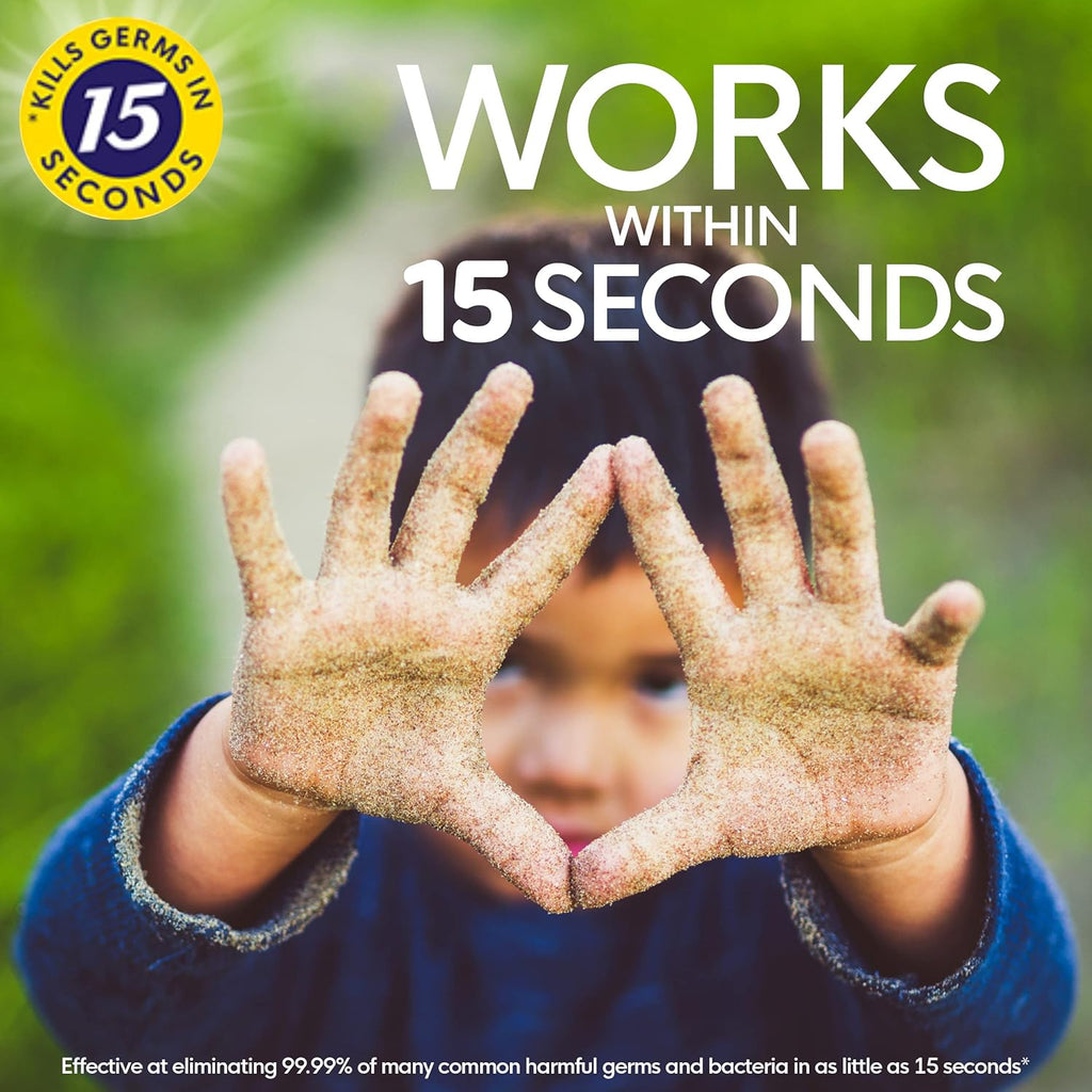 Germ-X Advanced Hand Sanitizer with Aloe and Vitamin E, Non-Drying Moisturizing Gel, Instant and No Rinse Formula, Pump Bottle, 1 Liter