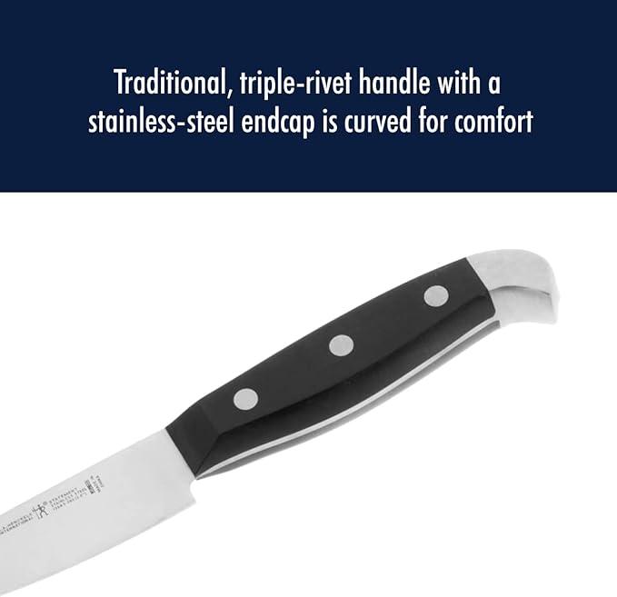 HENCKELS Statement Razor-Sharp 2-pc Chef Knife Set, German Engineered Informed by 100+ Years of Mastery, Black/Stainless Steel
