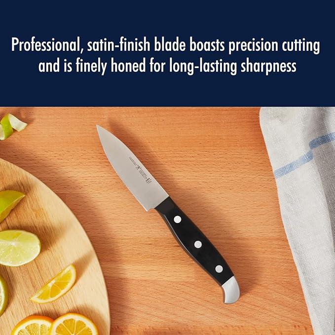 HENCKELS Statement Razor-Sharp 2-pc Chef Knife Set, German Engineered Informed by 100+ Years of Mastery, Black/Stainless Steel