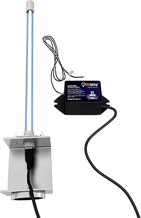 R600 24v HVAC Air Purifier UV Light Coil Cleaner Germicidal 14" 18W UVC for AC Air Conditioning with Magnet