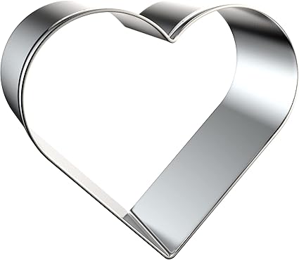Heart Cookie Cutter Set Large/Small/Mini - 5 Inch, 4 Inch, 3 Inch, 2 Inch - 4 Piece Valentine's Heart Shaped Cookie Cutters Shapes Biscuit Molds for Baking - Stainless Steel