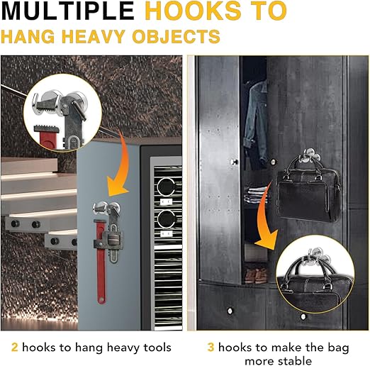 DIYMAG Magnetic Hooks, 30lbs+ Magnet Hook 2025 Cruise Cabin Ship Essentials Heavy Duty Strong Magnets Refrigerator Fridge Hanging for Classroom Beach...