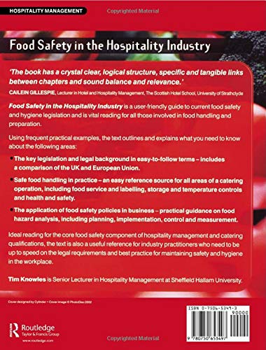 Food Safety in the Hospitality Industry