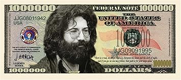 American Art Classics Jerry Garcia Novelty Money
