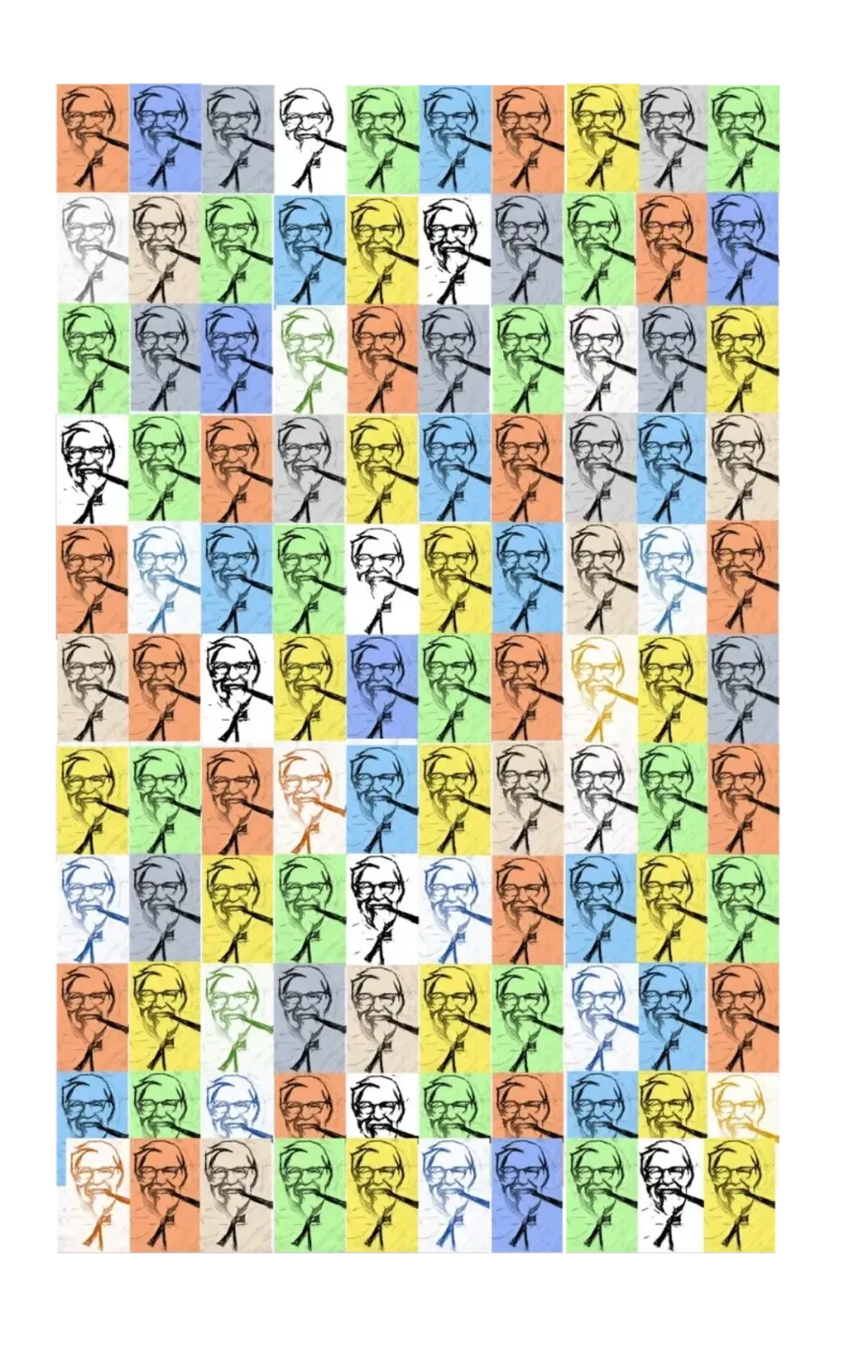 Colonel Saunders Print