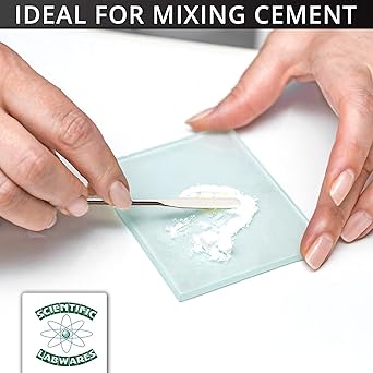 Stainless Steel Double Ended Micro Lab Spatula Sampler, Round & Tapered Arrow End