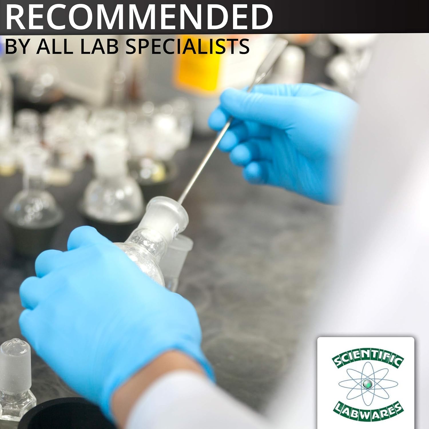 Stainless Steel Double Ended Micro Lab Spatula Sampler, Round & Tapered Arrow End