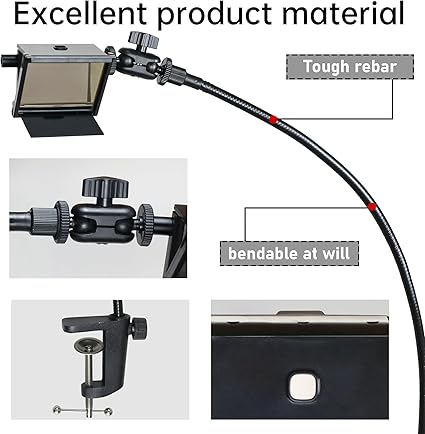 Camera Lucida Drawing Tool, Updated Artist Drawing Tool, Projector Drawing Tool with Adjustable Pea Jig, Black